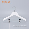 EISHO Child Wood Hanger With Clips